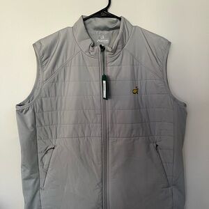 Masters Gray Quilted Vest for Men